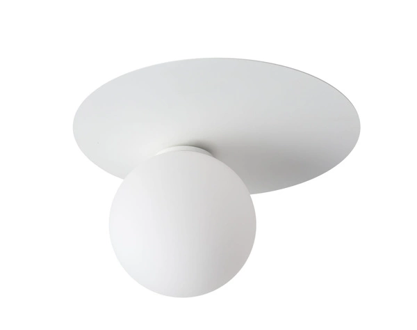 Nowoczesny plafon do biura i domu ARGON G9 12W szer. 27cm | biały