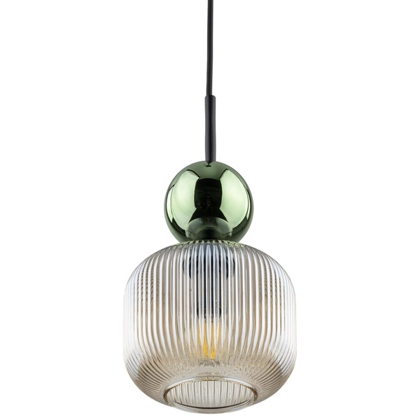 SOPHIA GREEN COGNAC LAMPA WISZĄCA 1XE14