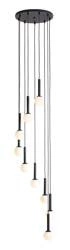 Aldex LAMPA WISZĄCA RIU 9 RING ALL BLACK 1117N1