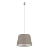 Lampa wisząca TUTOIA E27 wys.135cm szer.46cm | Beż-Silk gray 11682
