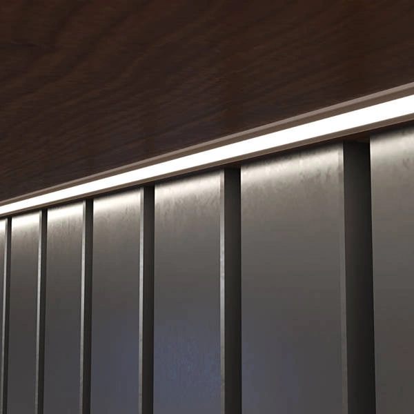 Profil LED P6-2 wpuszczany 100cm szer. 13mm | do osłonek C13 | biały