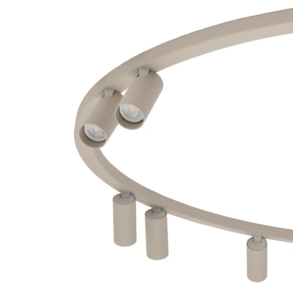 Lampa sufitowa FOURTY ROUND 11954 miniGU10 szer. 116cm | beżowy