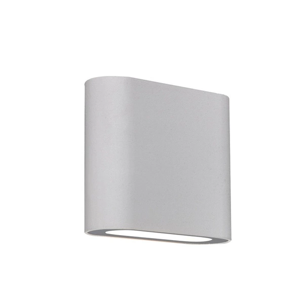 Kinkiet Ricky dł. 10cm 6W LED barwa ciepła 3000K | biały piaskowany