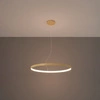 Nowoczesna lampa wisząca RIO 78, złota, 50W LED, barwa ciepła 3000K, TH.174