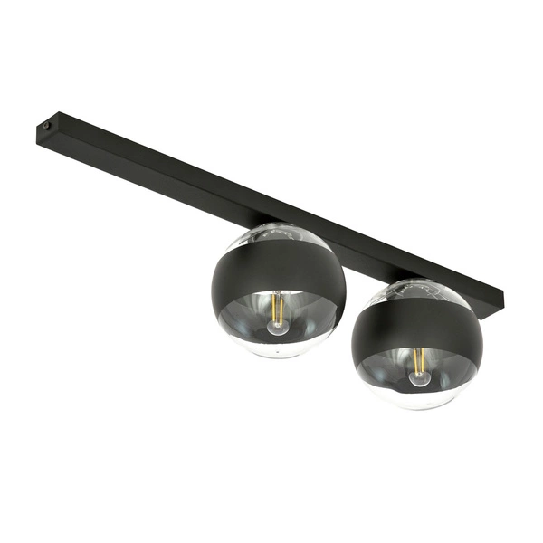 Lampa sufitowa Emibig FIT 2 Czarny/STRIPE 1123/2