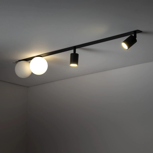 Lampa sufitowa VOX4 2xGU10 2xG9 szer.108cm | Biały - Czarny 10929