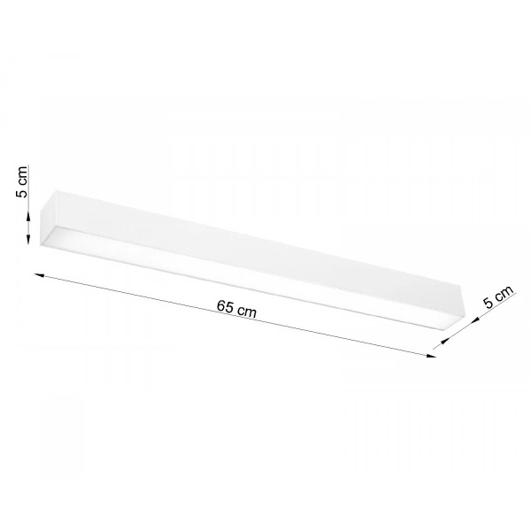 Plafon PINNE 650 BIAŁY 22W barwa neutralna 4000K TH.044