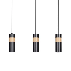 Lampa wisząca Emibig AKARI 3 Czarny 732/3