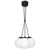 Nowoczesna lampa wisząca SUPEŁ LIMA BLACK 3xE14 MLP6523