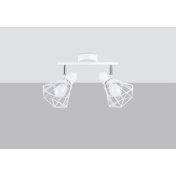 Lampa sufitowa ARTEMIS 2, biały/chrom, 2x40W E14, SL.1103