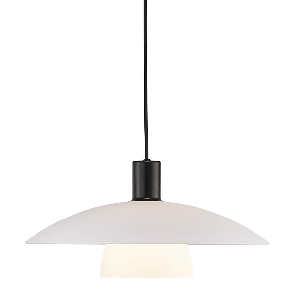 Lampa wisząca VERONA E27 40W Szkło | Czarny