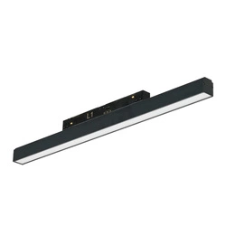 ALFA SAGA TRACK MAGNETIC 2LINE 24W CCT SWITCH DIM BK