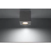 Plafon betonowy QUAD SL.0489 1xGU10 szary
