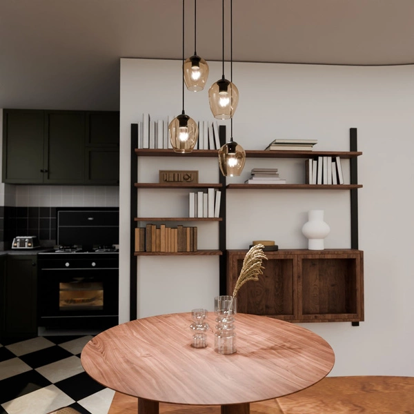 Lampa wisząca Emibig ISTAR 4 BL PREMIUM MIODOWY 681/4PREM