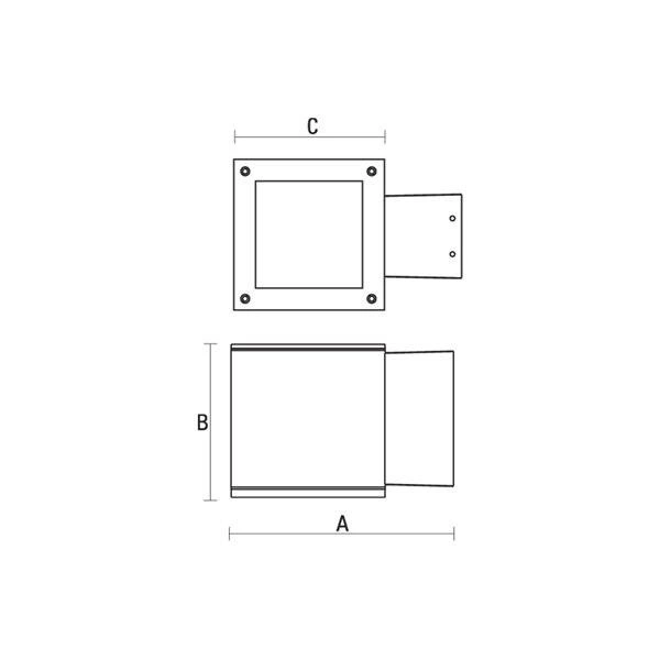 TORRE 2X9LED CREE 15ST 230V 34W IP44 WW NAŚCIENNE &