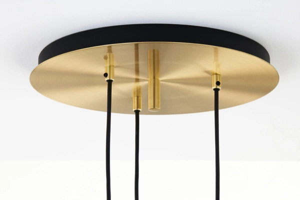 Nowoczesna Lampa wisząca ALAS wys. 35-136cm 3xG10 14W IP20 | Złoty