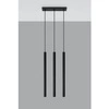 Lampa Wisząca PASTELO 3 Czarna Stal, SL.0470