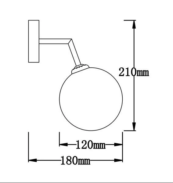 Dorado kinkiet LP-002/1W