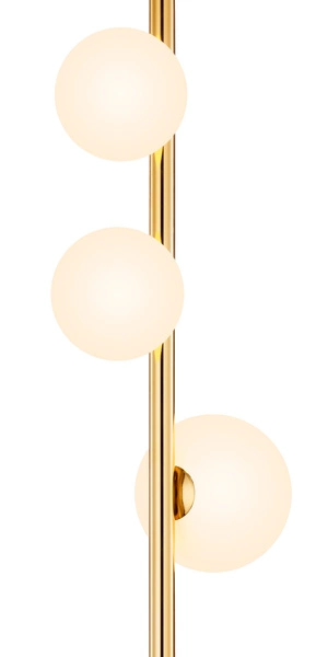 Nowoczesna Lampa podłogowa FEME wys. 151cm 3xG9 14W IP20 | Złoty