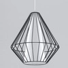 Lampa Wisząca DEMI Czarna Stal, E27 60W, SL.0298