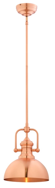 Loftowy Żyrandol PLATINO wys. 160cm 1xE27 15W IP20 | Miedziany