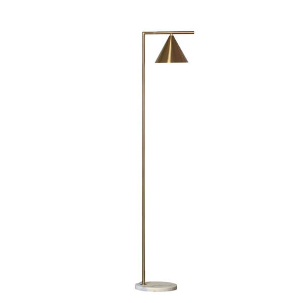 Lampka Podłogowa Złota Abruzzo Valentino E27 150cm