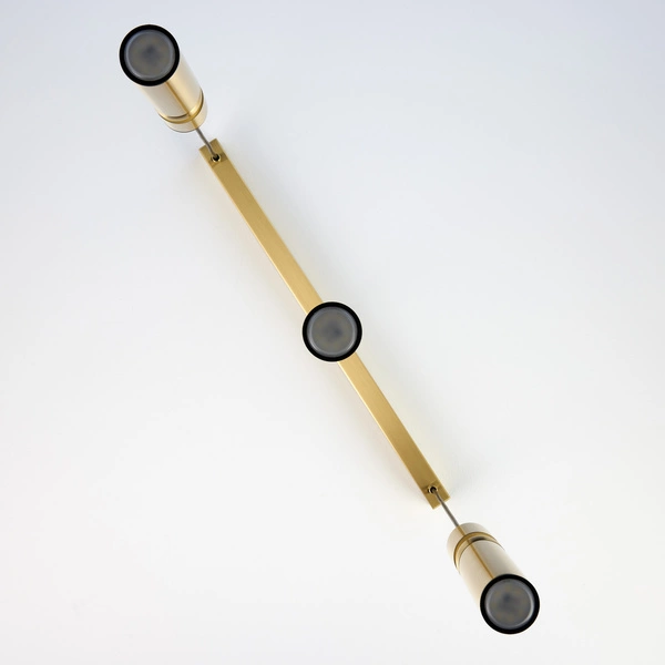 Nowoczesna Lampa wisząca ALAS wys. 120cm 3xG10 14W IP20 | Złoty