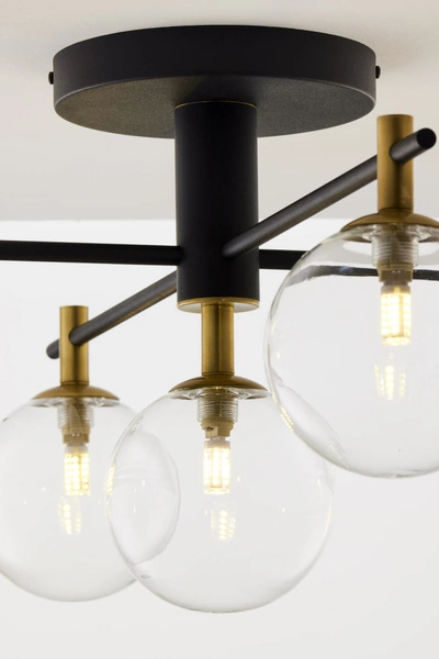 Nowoczesna Lampa sufitowa FIGARO wys. 34cm 5xG9 14W IP20 | Złoty