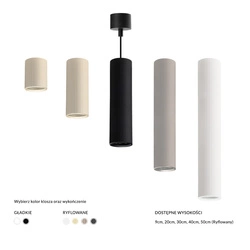 LUCAS BASE 1R PENDANT GU10 WH