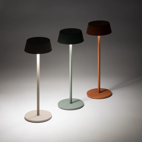 Lampa przenośna AMY LED 2W 3000K 170lm wys.32.5cm szer.10.8 IP54 ściemniacz włącznik | Zielony 11535