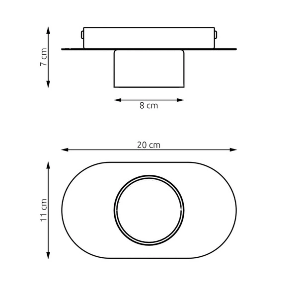 Lampa wisząca Emibig STILO 1 BL 1449/1
