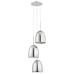 Lampa wisząca ALFA RONDA CHROM 3xE27 34cm | 60143