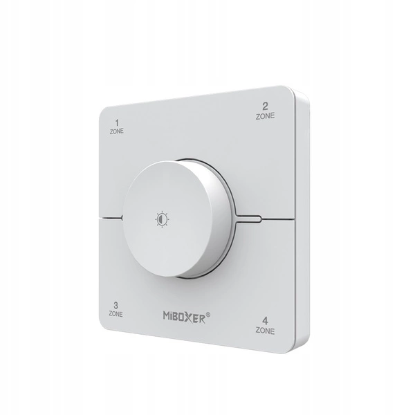 Obrotowy pilot K0S MONO+CCT LED 4 STREFY | biały