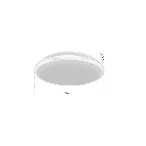 Plafon TERMA WHITE 18W LED Ø280 mm ML6401