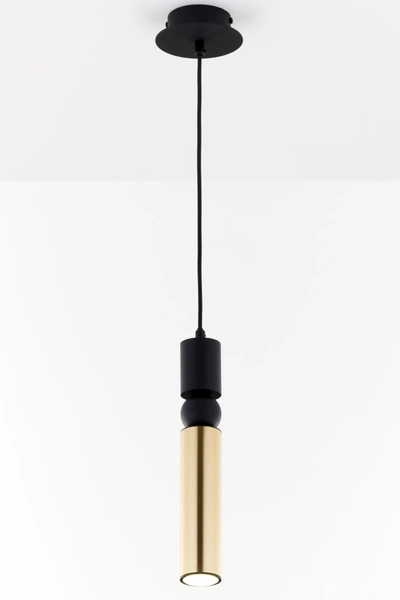 Nowoczesna Lampa wisząca ALAS wys. 120cm 1xG10 14W IP20 | Złoty