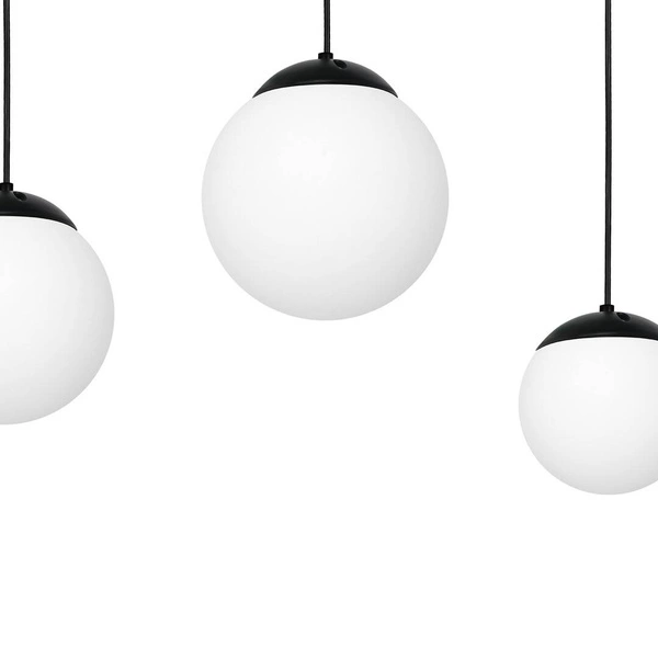 Nowoczesna lampa wisząca listwa LIMA BLACK 3xE14 MLP6524