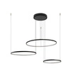 Lampa wisząca CIRCOLO LED szer. 125cm 45W barwa neutralna 4000K | czarny 10867