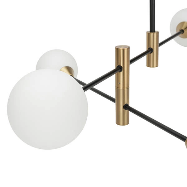 Lampa wisząca MARINO dł. 84cm 4xG9 | mosiądz