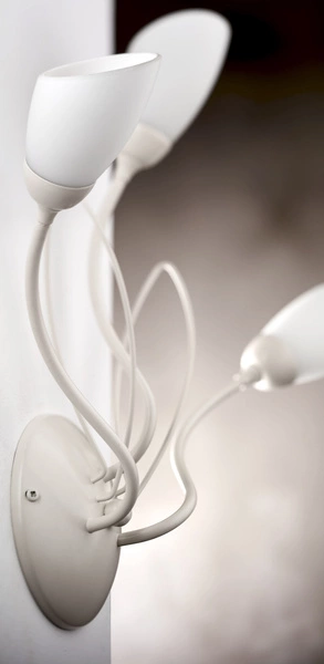 Klasyczny Kinkiet GLORIOSA wys. 44cm 3xG9 14W IP20 | piaskowo-szary