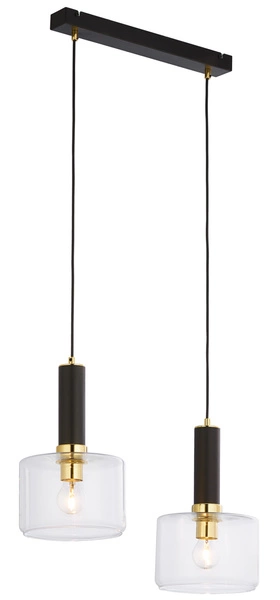 Nowoczesna Lampa wisząca VANES wys. 39-80cm 2xE27 15W IP20 | Złoty