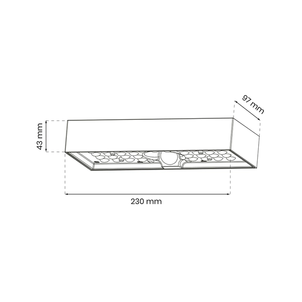 Lampa solarna BRICK 6W LED, barwa neutralna 4000K, 800lm, EKO9181