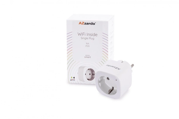 Azzardo SINGLE SMART WIFI INDOOR PLUG 16A 3478