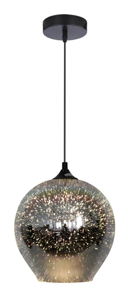 Lampa wisząca GALCTIC 31-51295 wielokolorowa z efektem 3D 1x60W E27