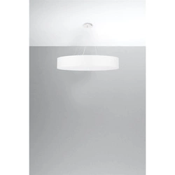 Lampa wisząca SKALA SL.0803, 80cm, biała, 6x60W E27