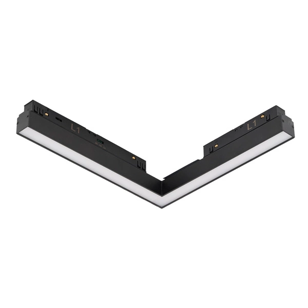 ALFA SAGA TRACK MAGNETIC 2LINE CORNER A 24W CCT SWITCH DIM BK