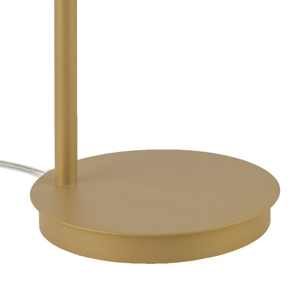 Lampa biurkowa stołowa nocna GAMA LAMPKA G9 12W wys.43cm | złoty