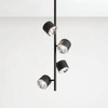Aldex Lampa sufitowa BOT 4 PIONOWA 1047PL_L2, czarna, 4x35W GU10