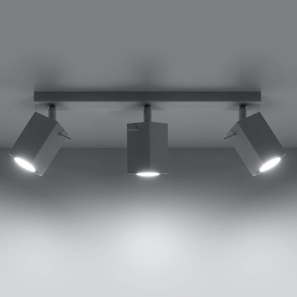 Designerska lampa sufitowa MERIDA 3 SL.0097 Biała 3xGU10