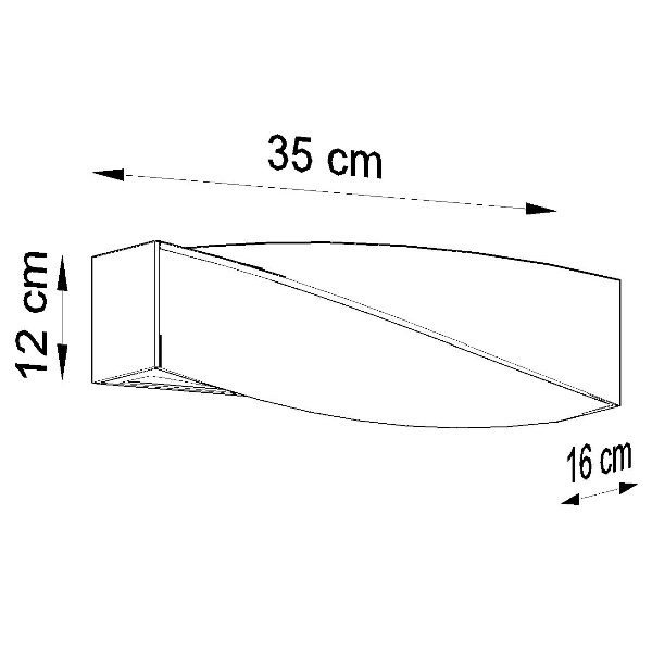 Kinkiet ceramiczny SIGMA MINI SL.0229 biały (może być malowany) 1xE27