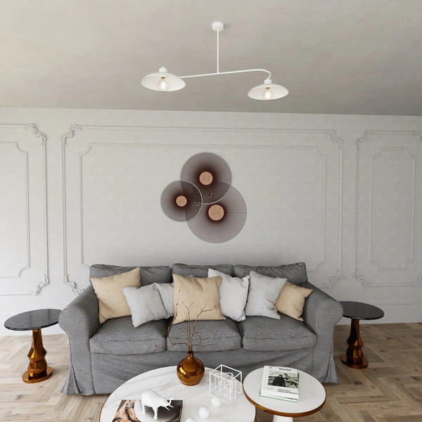 Lampa sufitowa Emibig FOSTER 2 Biały 1354/2